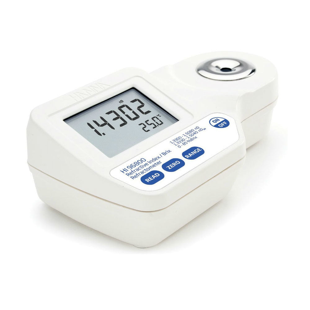 เครื่องวัดความหวาน Brix Refractometer แบบดิจิตอล HI96800 สำหรับ Food Grade