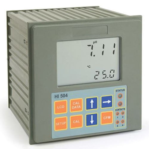 เครื่องวัดและควบคุมค่ากรดด่าง pH ORP Digital Controller HI504222-2