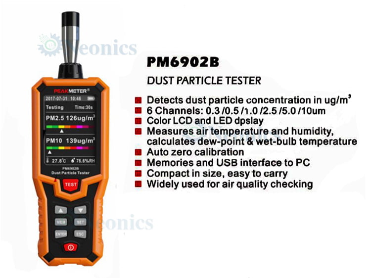 เครื่องวัดอนุภาคฝุ่น-PM6902b