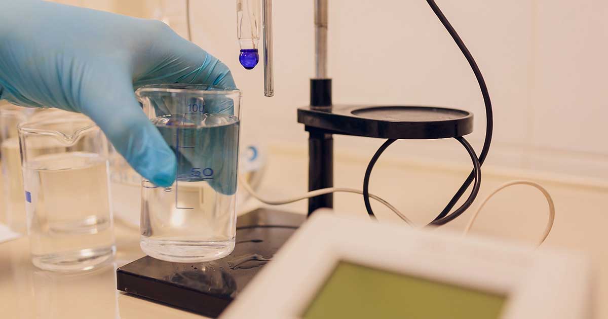 pH meter laboratory